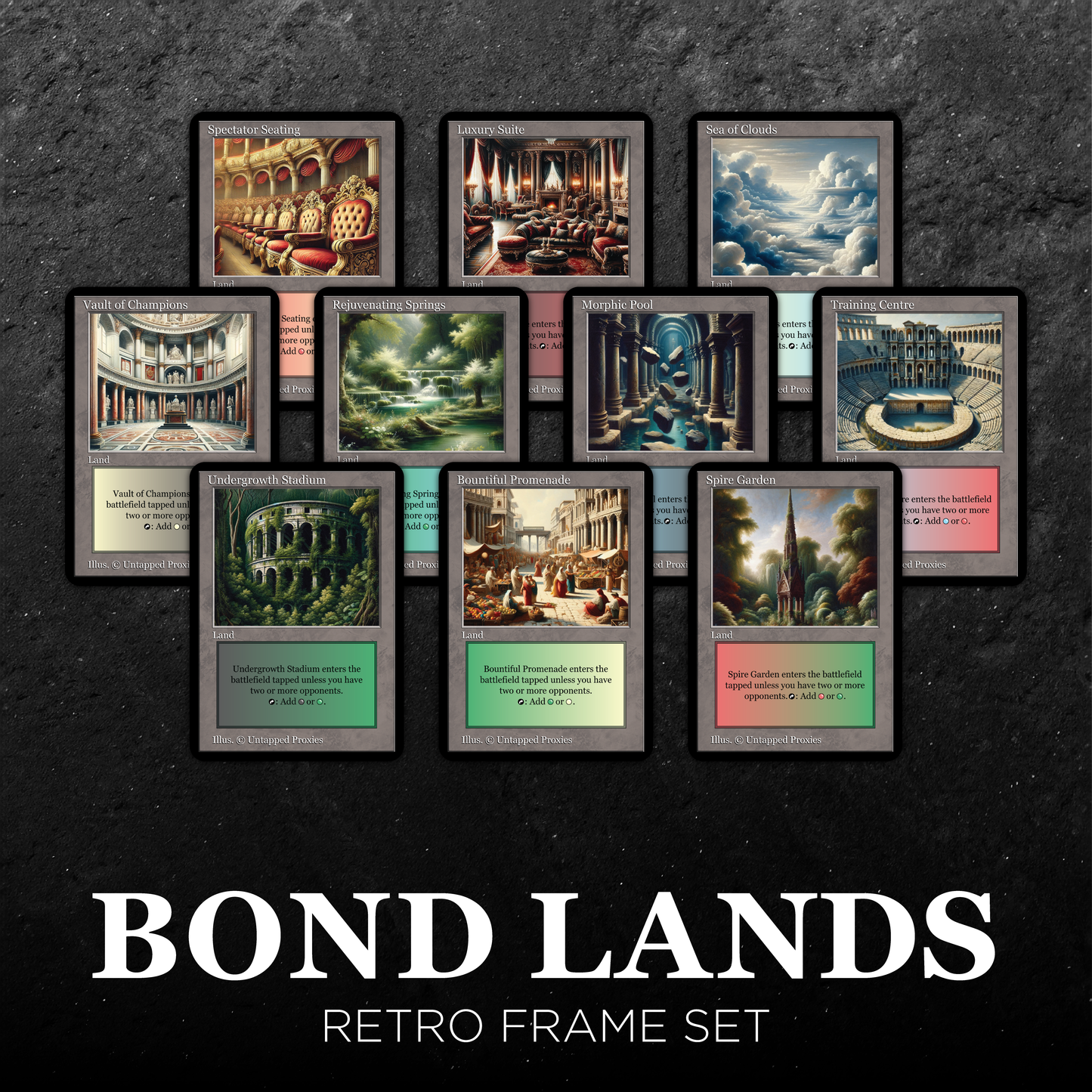 Retro Frame Land Bundle - 5 Sets