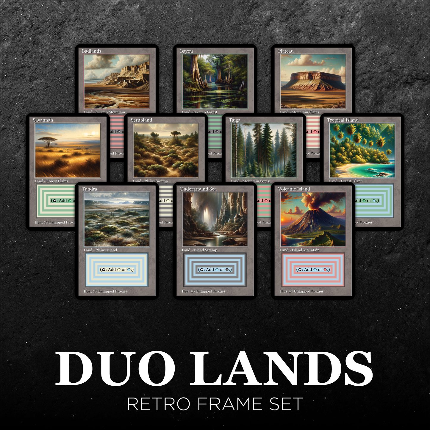 Retro Frame Land Bundle - 5 Sets