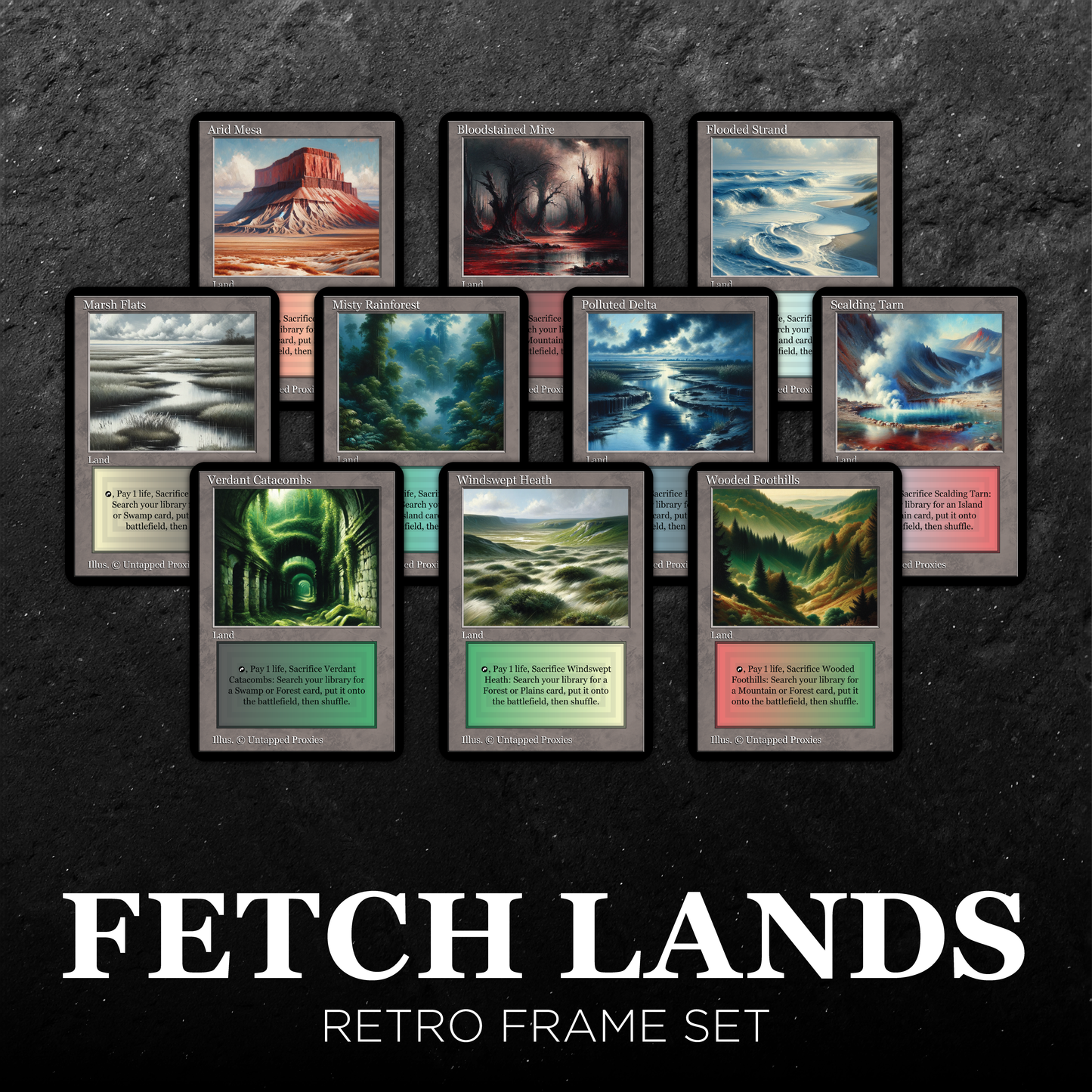 Retro Frame Land Bundle - 5 Sets