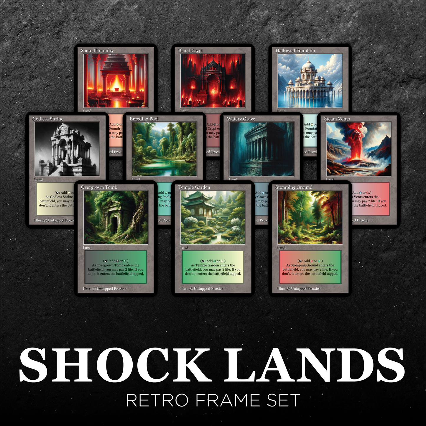Retro Frame Land Bundle - 5 Sets