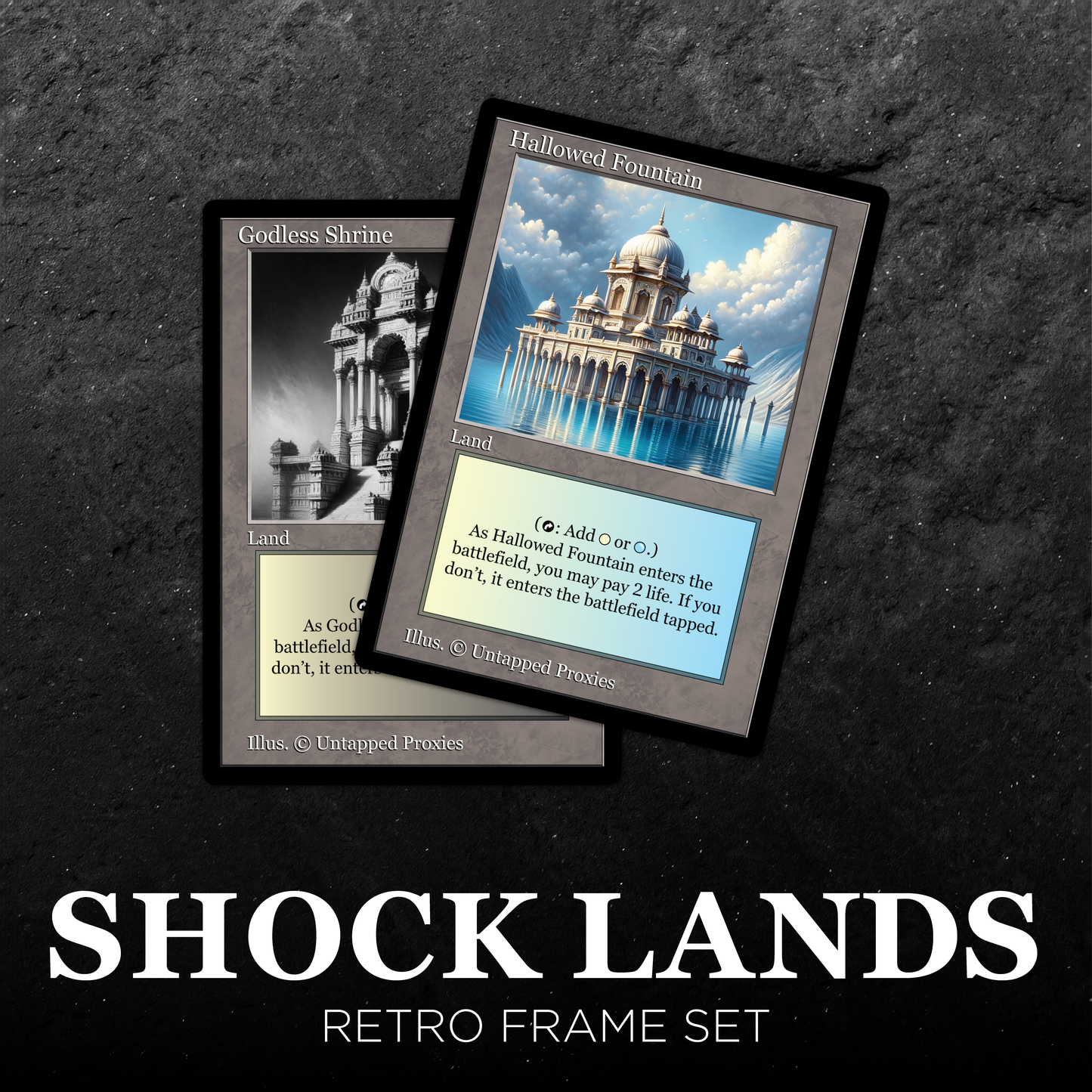 Retro Frame Shock Lands Set