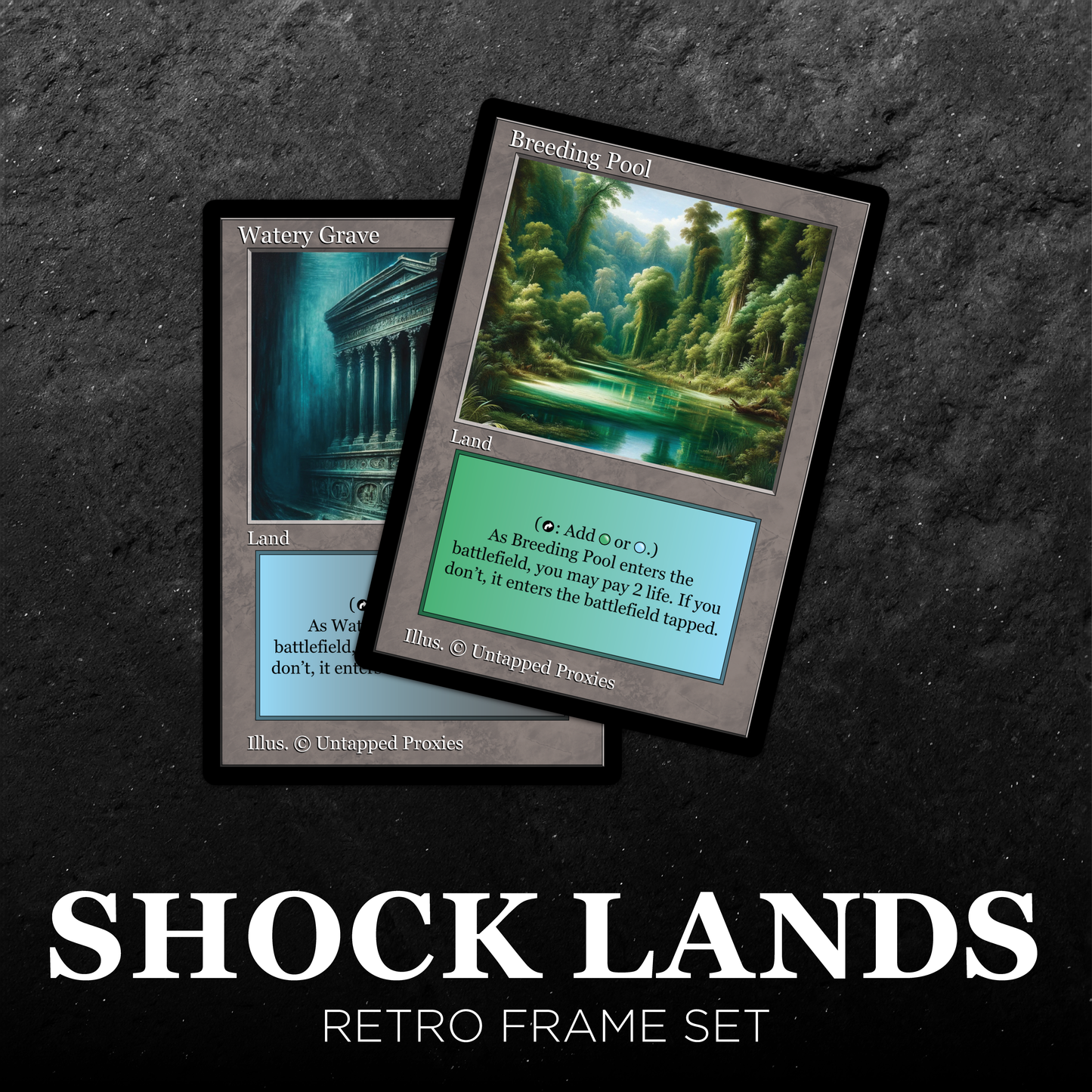 Retro Frame Shock Lands Set