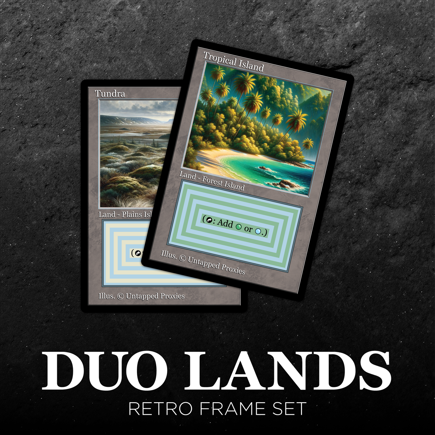 Retro Frame Dual Lands Set