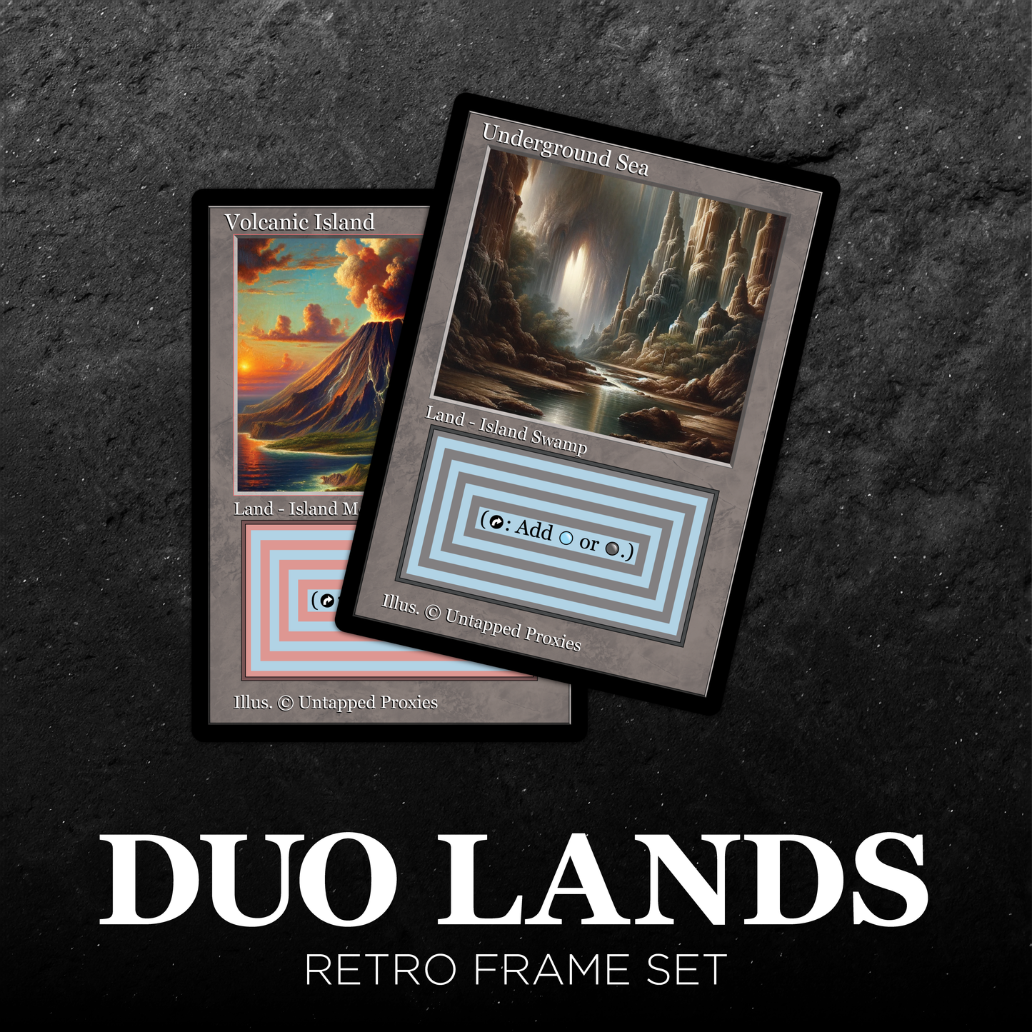 Retro Frame Dual Lands Set