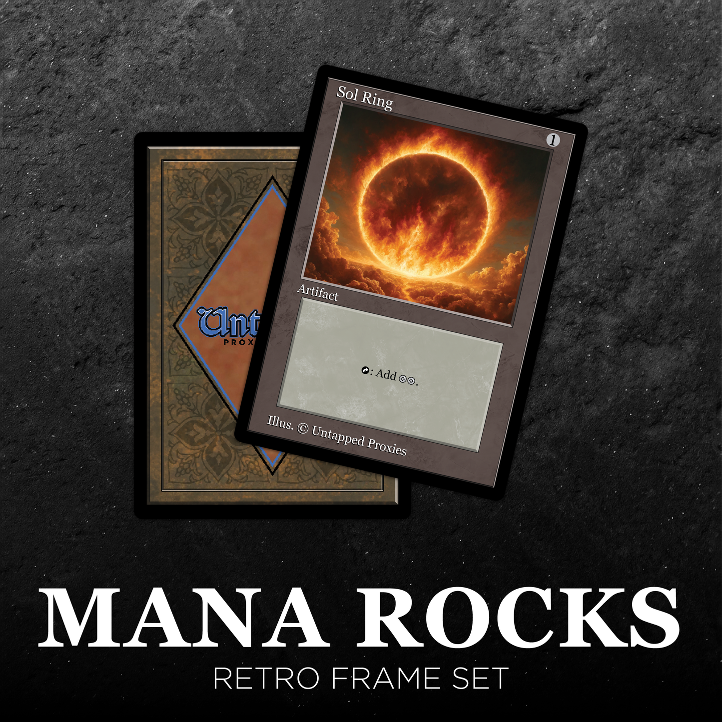 Retro Frame Mana Rocks Set