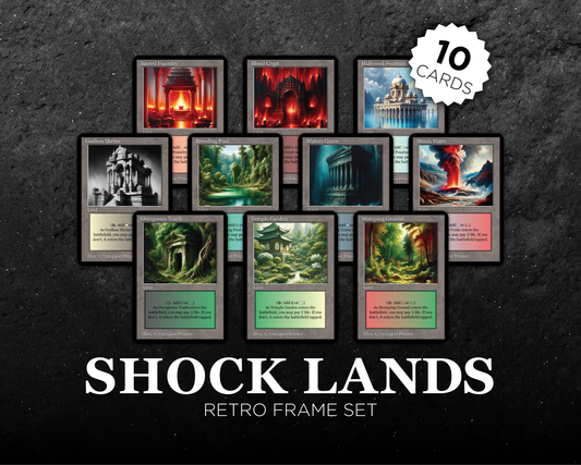 Retro Frame Shock Lands Set